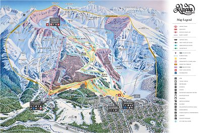 Alyeska: схема склонов