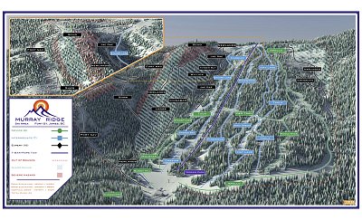Murray Ridge: схема склонов
