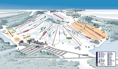 Wilmot Mountain: схема склонов