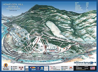 Howelsen Hill: схема склонов