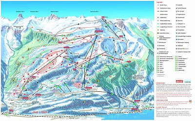 Flumserberg: схема склонов