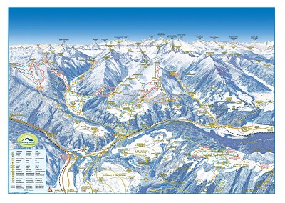 Gitschberg Jochtal: схема склонов