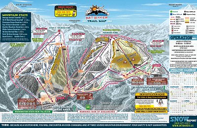 Mt. Baker: схема склонов
