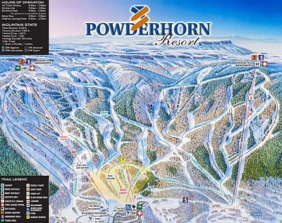 Powderhorn: схема склонов