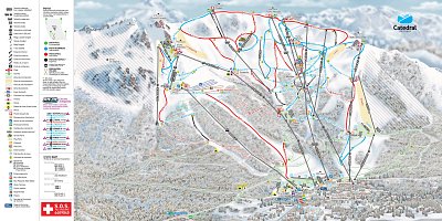 Ski resort Catedral Alta Patagonia: схема склонов