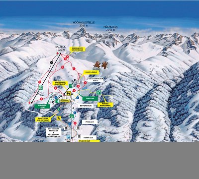Ski resort Galsterberg – Pruggern: схема склонов