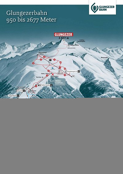 Ski resort Glungezer – Tulfes: схема склонов