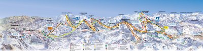 Ski resort Hochkönig – Maria Alm/Dienten/Mühlbach: схема склонов