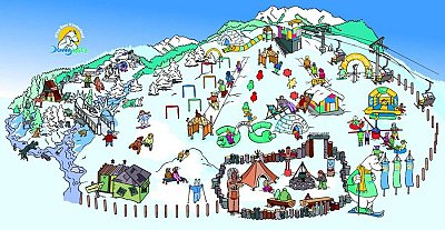 Ski resort Jungholz: схема склонов