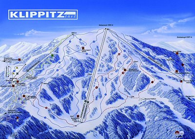 Ski resort Klippitztörl: схема склонов