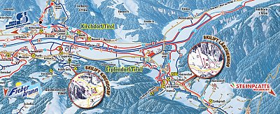 Ski resort Lärchenhof – Erpfendorf: схема склонов