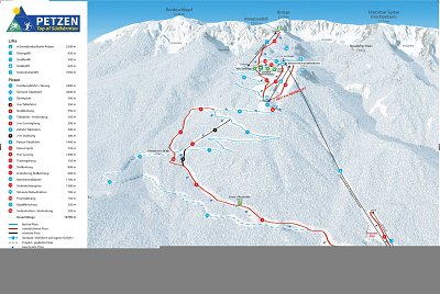 Ski resort Petzen – Feistritz ob Bleiburg: схема склонов