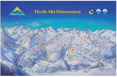 Ski resort Serfaus-Fiss-Ladis: схема склонов