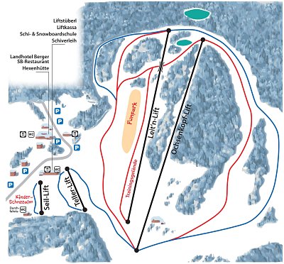 Ski resort St. Jakob im Walde: схема склонов