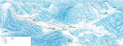Ski resort Heutal – Unken: схема склонов