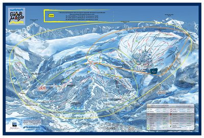 Flaine: схема склонов