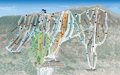 Granite Peak: схема склонов
