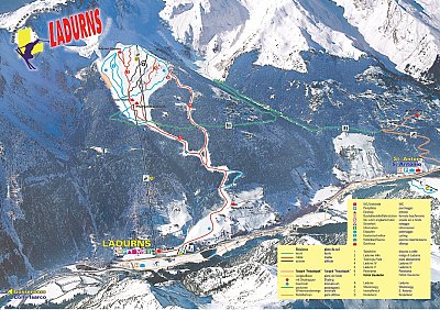 Ladurns - Pflerschtal / Val di Fleres: схема склонов