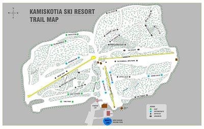 Ski resort Mount Jamieson – Timmins: схема склонов