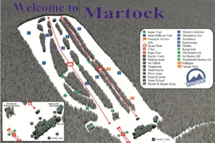 Ski resort Martock: схема склонов