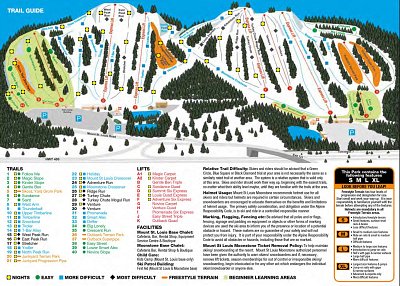 Ski resort Mount St. Louis – Moonstone: схема склонов