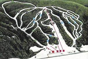 Ski resort Wentworth: схема склонов