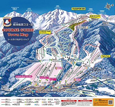 Tsugaike Kogen - Hakuba: схема склонов