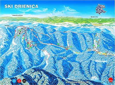 Drienica: схема склонов