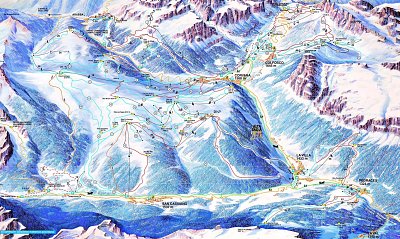 Alta Badia: схема склонов
