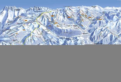 Ski resort L'Essert – Abondance: схема склонов