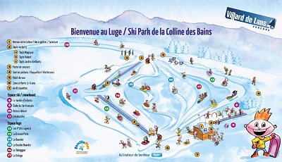 Ski resort Espace Villard Corrençon – Villard-de-Lans/Corrençon-en-Vercors: схема склонов