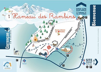 Ski resort Espace Villard Corrençon – Villard-de-Lans/Corrençon-en-Vercors: схема склонов