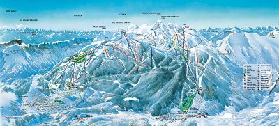 Ski resort Espace Villard Corrençon – Villard-de-Lans/Corrençon-en-Vercors: схема склонов