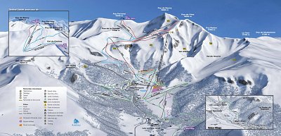 Ski resort Le Mont-Dore: схема склонов