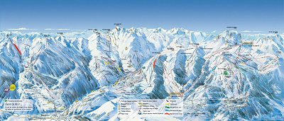 Горнолыжный курорт Val D'Allos 1500 Le Seignus: схема склонов