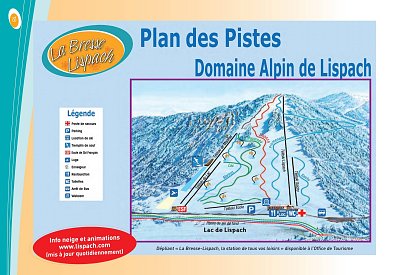 Лиспаш-Ла-Бресс: схема склонов