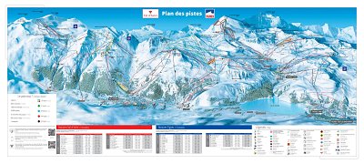 Ski resort Tignes/Val d'Isère: схема склонов