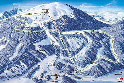 Ski resort Belchen: схема склонов