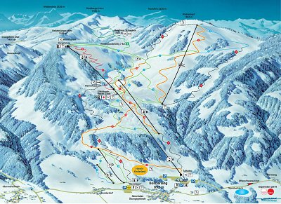 Ski resort Hörnerbahn – Bolsterlang: схема склонов