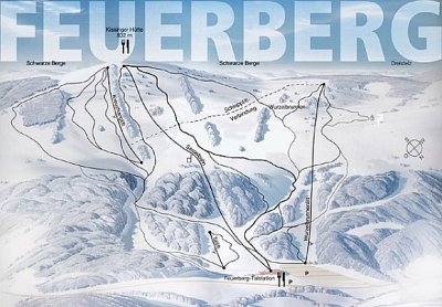 Ski resort Feuerberg – Langenleiten: схема склонов