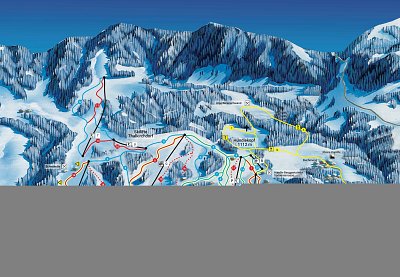 Ski resort Hündle/Thalkirchdorf (Oberstaufen): схема склонов