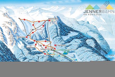 Ski resort Jenner – Schönau am Königssee: схема склонов