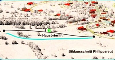 Ski resort Philippsreut: схема склонов