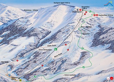 Ski resort Hochgrat (Oberstaufen): схема склонов