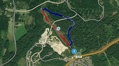Ski resort Wurmsteinlift – Flossenbürg: схема склонов