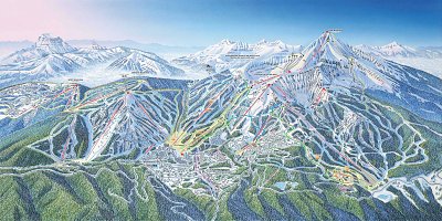 Big Sky: схема склонов