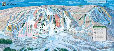 Boyne Highlands: схема склонов