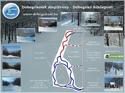Горнолыжный курорт Добогоко: схема склонов