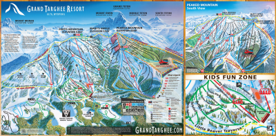 Grand Targhee: схема склонов