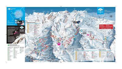 Ski resort Alagna Valsesia/Gressoney-La-Trinité/Champoluc/Frachey (Monterosa Ski): схема склонов
